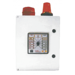 Engine order telegraph with rotary switch housed in watertight box