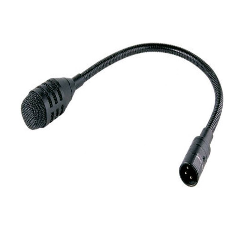 Gooseneck microphone for public address system